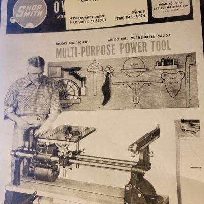 Shop Smith Multi-Purpose Power Tool